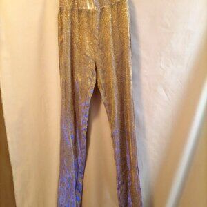 AKIRA Sz S Sparkle Silver Blue Leggings with Tag